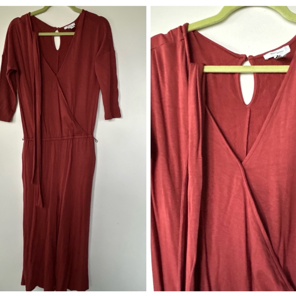 Daily Ritual Women's Burn Orange Jumpsuit Size XS